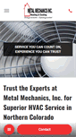 Mobile Screenshot of metalmechanicshvac.com